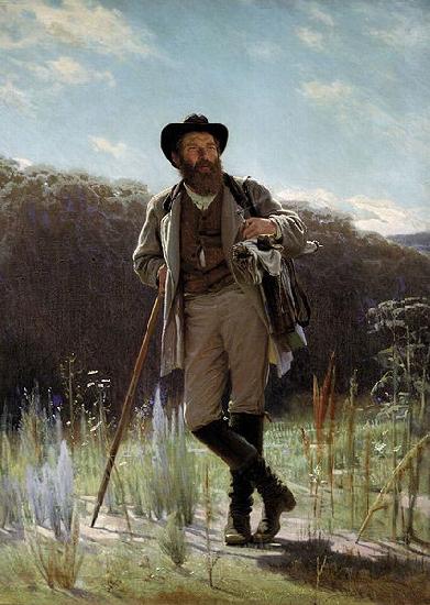 Ivan Nikolaevich Kramskoi Portrait of the painter Ivan Shishkin China oil painting art